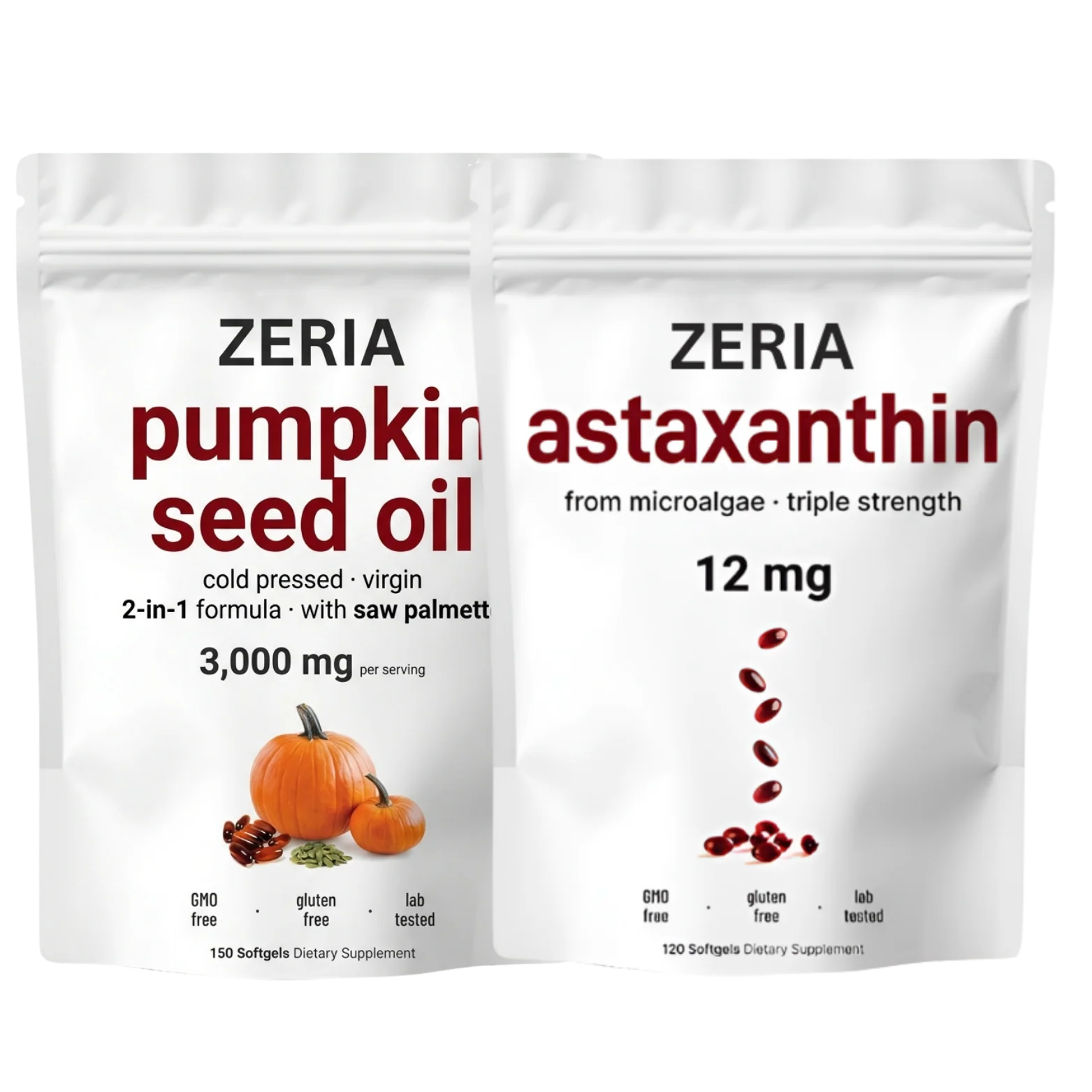 Glow bundle - Astaxanthin + Pumpkin Seed Oil